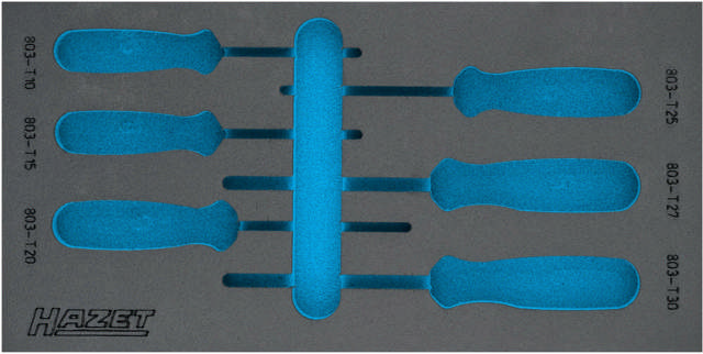 HAZET 2-component soft foam insert 163-225L