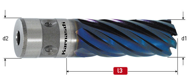 Karnasch Kernebor 26x40 18mm Skaft HSSXE GoldLine Fein QuickIn