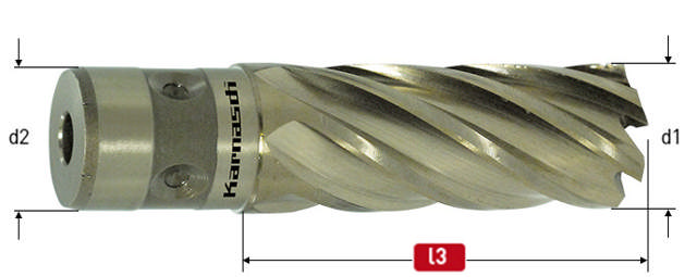 Karnasch Kernebor 32x40 18mm Skaft HSSXE GoldLine Fein QuickIn