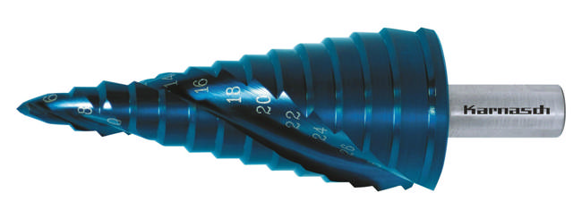 Karnasch Trinbor 6,0-30,0mm 2,0mm stign. 2 Skærs. HSSXE BlueDur