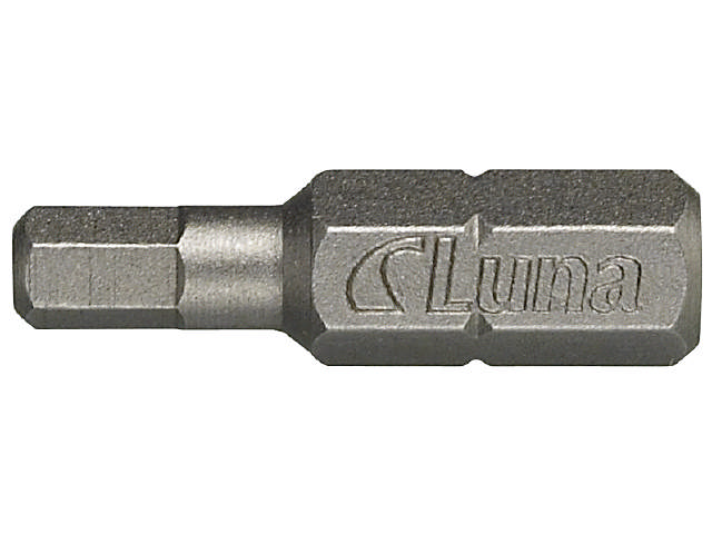 Luna Unbrako Bits 6x25mm 1/4