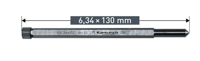 Karnasch Centertap lang 6,34x130mm for Hardline Ø14-17mm (pakke á 2stk.)