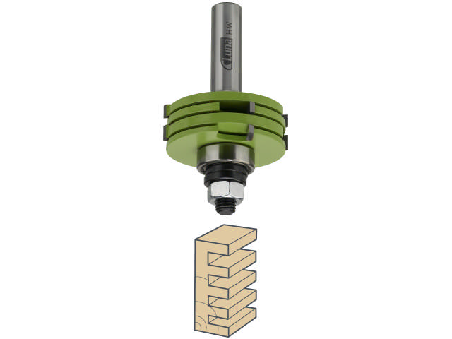 Luna HM-pladenotfræser Ø48x3-6mm 8mm Skaft