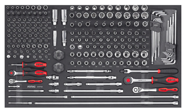 EJumbo 207pc 1/4'' & 3/8'' Combination set