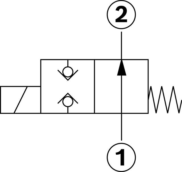 POPPET DIRECTIONAL VALVE KSDEU1PB/HN0V