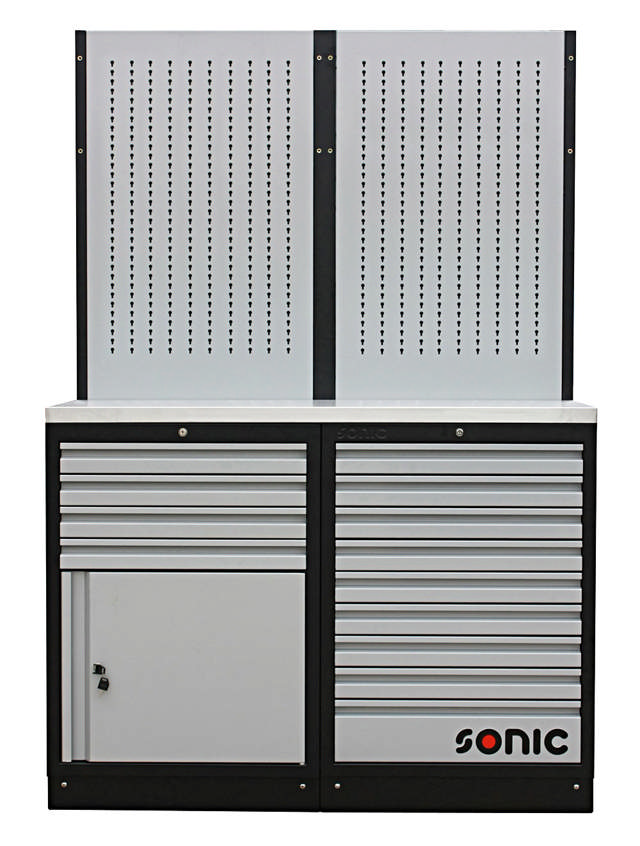 MSS 1348mm setup with stainless steel worktop