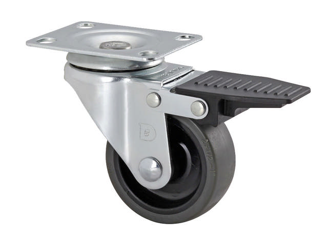 Caster with brake for MSS 26