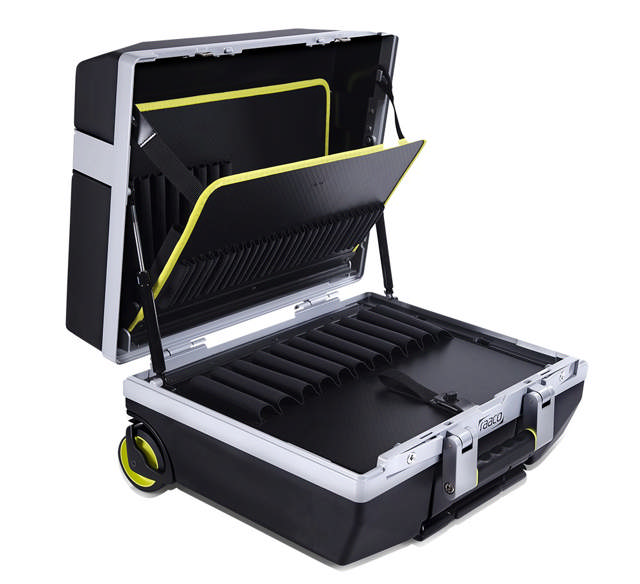Portable case trolley XL with gas springs