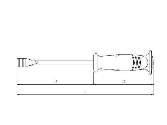 Extended pry bar 24''