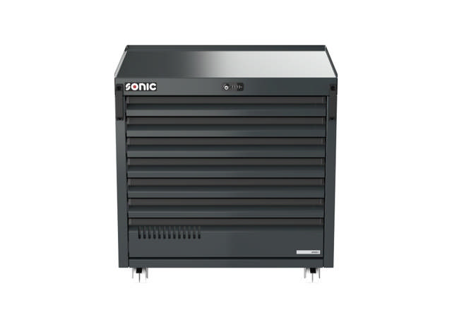 MSS+ 870mm portable cabinet, 7 drawers