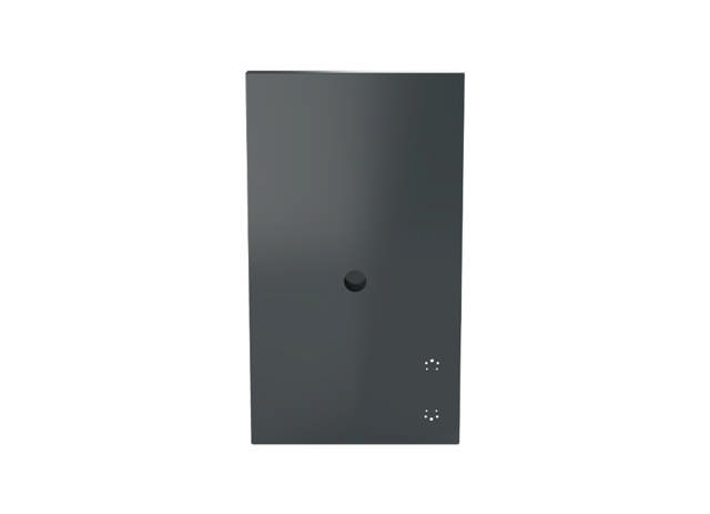 MSS+ blank back panel for monitor and keyboard, 619x1104mm