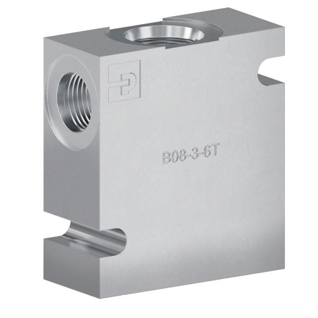 BLOCK C08-3 ALUM SAE