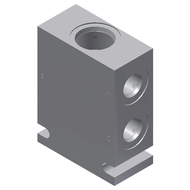 BLOCK C10-4 ALUMINUM SAE-8
