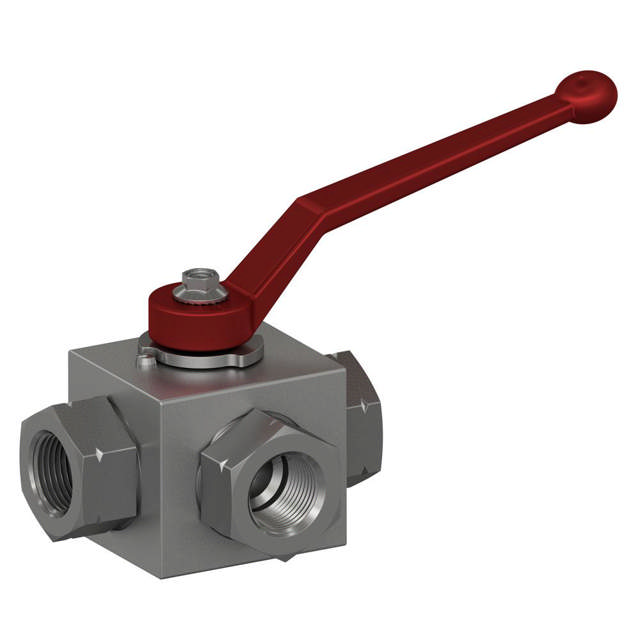 EO 3-way NPT ball valve