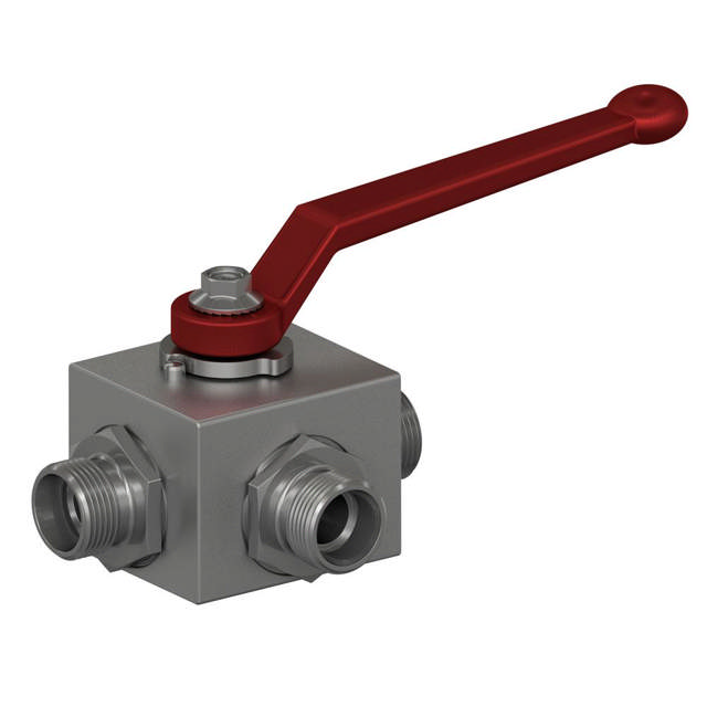 EO 3-way compact ball valve