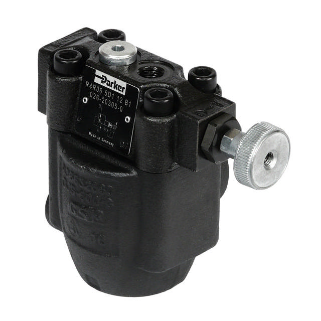 Pilot Operated Pressure Reducing Valve, In-line Mounting - Series R4R / R4R*P2
