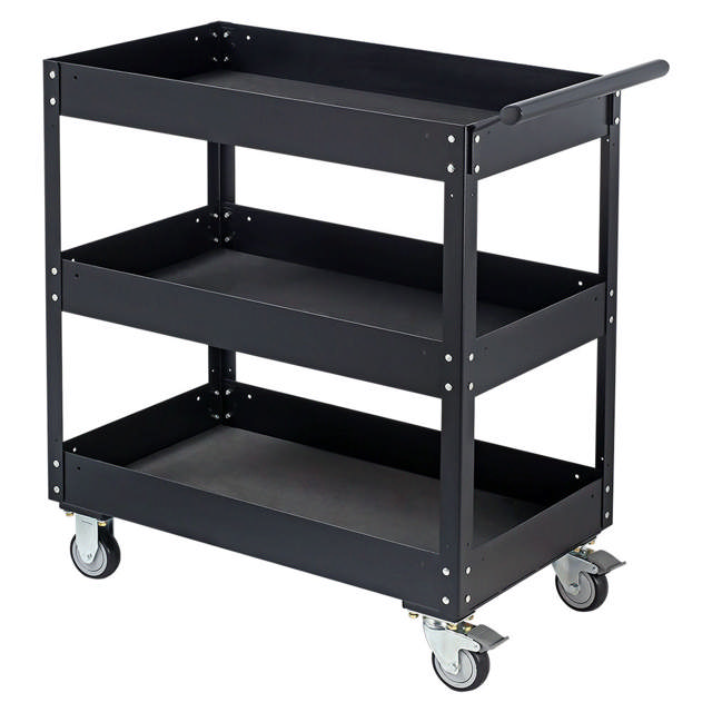Service cart black