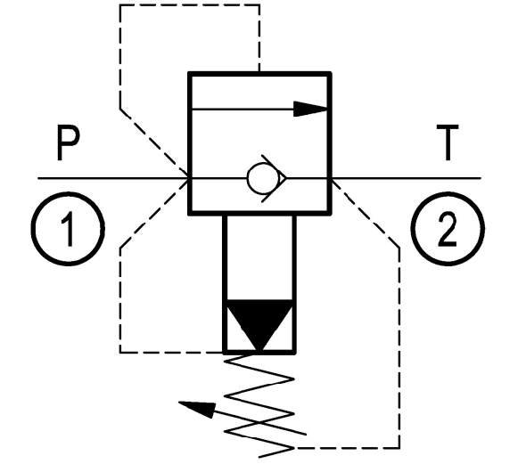 SCREW-IN CARTRIDGE VALVE VMR1.100.NG.030-VMR-16-N-420-FKM