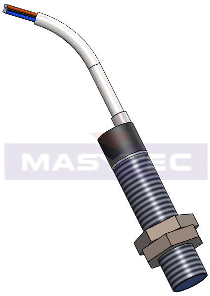 Induktiv aftaster M12/10-30VDC/m. stik/4-PIN