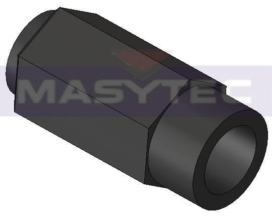 Koblingsmøtrik/SS f. Ø11,3x2,5/111-35114-1-1+