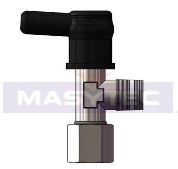 Sikkerhedsventil S6mmx1/4udv./350 bar m. smørenippel