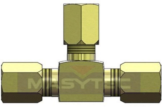 Lynfitting/Tee Ø6mm/lav-/højtryk