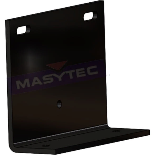 Vinkelbeslag f. P203+P401+P502/Sortlakeret