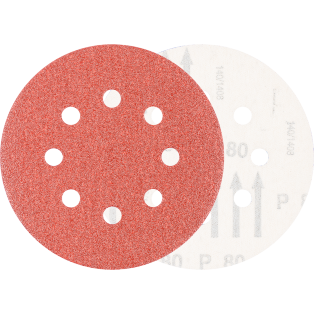 Velcro-backed abrasive discs paper