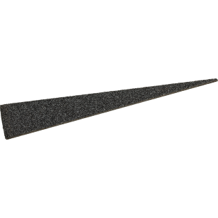 Wedge-shaped abrasive segment