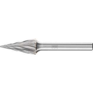 Tungsten carbide burrs for general use, cut 1, conical pointed shape SKM