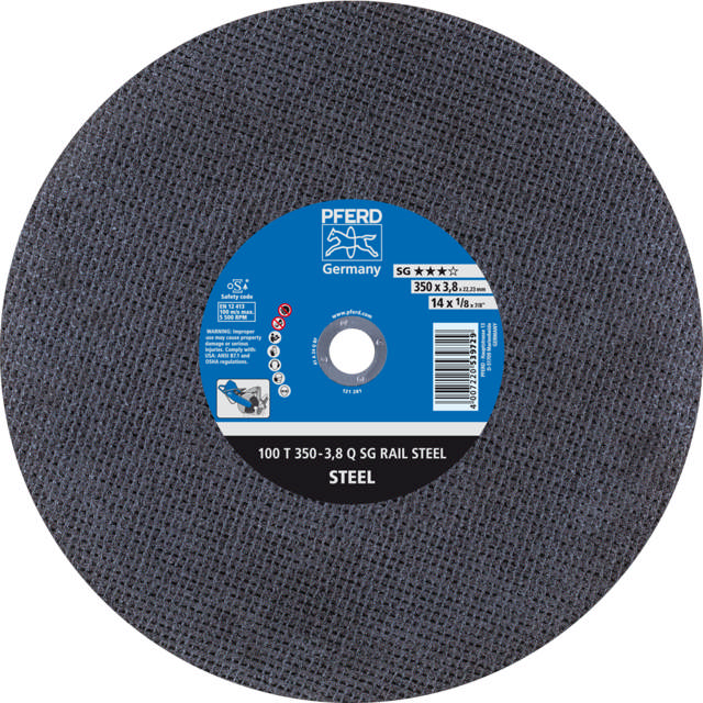 100 T 350-3,8 Q SG RAIL STEEL/22,23