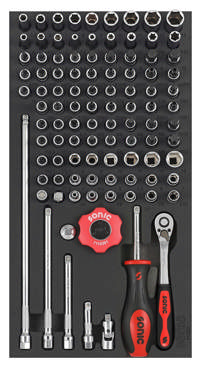 Bit socket set 1/4'', SFS 1/3 102-pcs