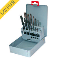 Gertus Spånbrydertappesæt M3-M12 610/710/5 P Med Gevindbor i kassette HSSE DIN371/376