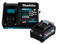 Makita batteripakke 2XBL4040 40V 4,0AH + lader DC10SB Tilbud