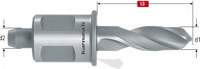 Karnasch kernebor Ø10x30mm 19mm skaft 