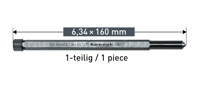 Karnasch Centertap lang 6,34x160mm for Hardline Ø14-17mm (pakke á 2stk.)