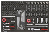 Combination set 1/7'', &  3/8'',  SFS 157-pcs
