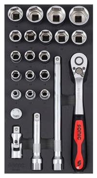 Accessory set 1/2'', SFS 1/3 23-pcs