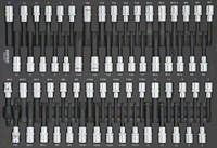 Bit socket set 1/2'', SFS 64-pcs