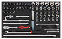 Combination set 1/2'', SFS 66-pcs