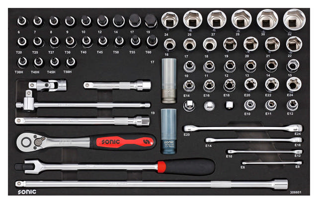 Combination set 1/2'', SFS 66-pcs