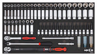 Socket set, SFS 84-pcs