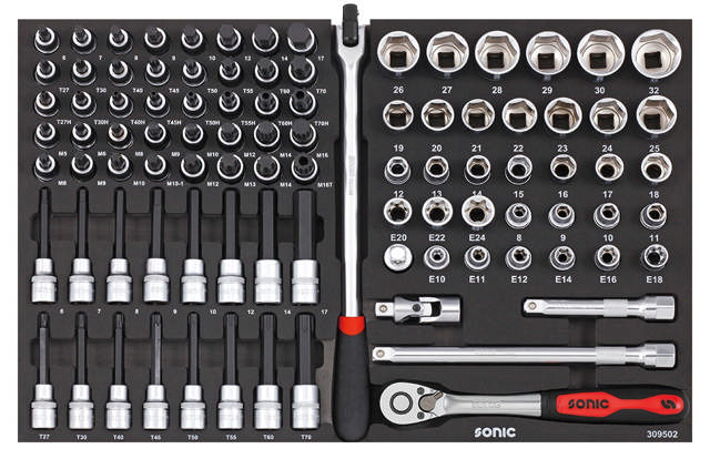 Combination Set 1/2'', SFS 95-pcs