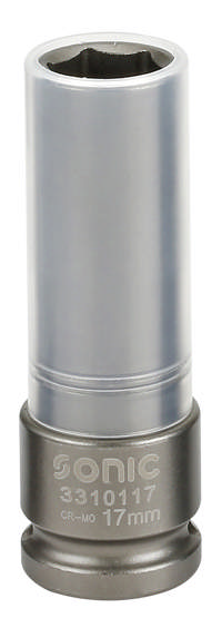 Wheel socket 1/2'', 6pt. 17mm