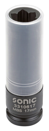 Impact socket 1/2'', 17mm for MB 88mmL