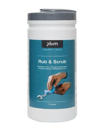 Kiilto overflade wipes Plum Rub & Scrub (75stk./sp.)