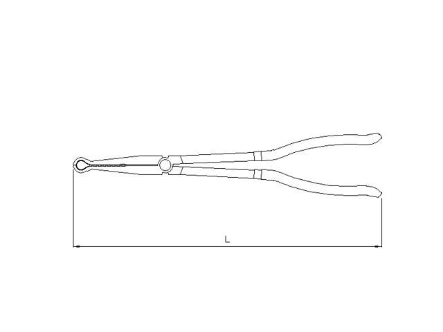 Circle Nose Plier 11'' - 1''