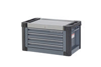 Empty topbox S9 4 drawers, dark grey (RAL7011)
