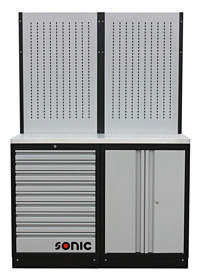 MSS 1348mm setup with stainless steel worktop