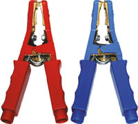 Cable (25mm²) + clamp blue 650A for micro booster 12V/800A